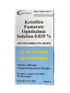 Ketotifen ophthalmic